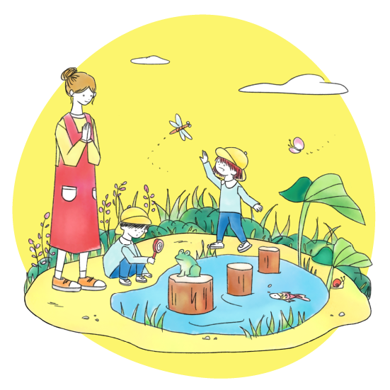 イラスト「ASOBIOを充実させる」