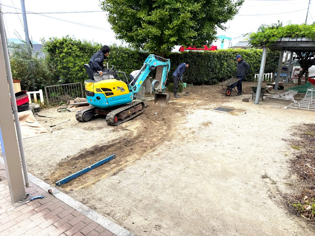工事中の写真