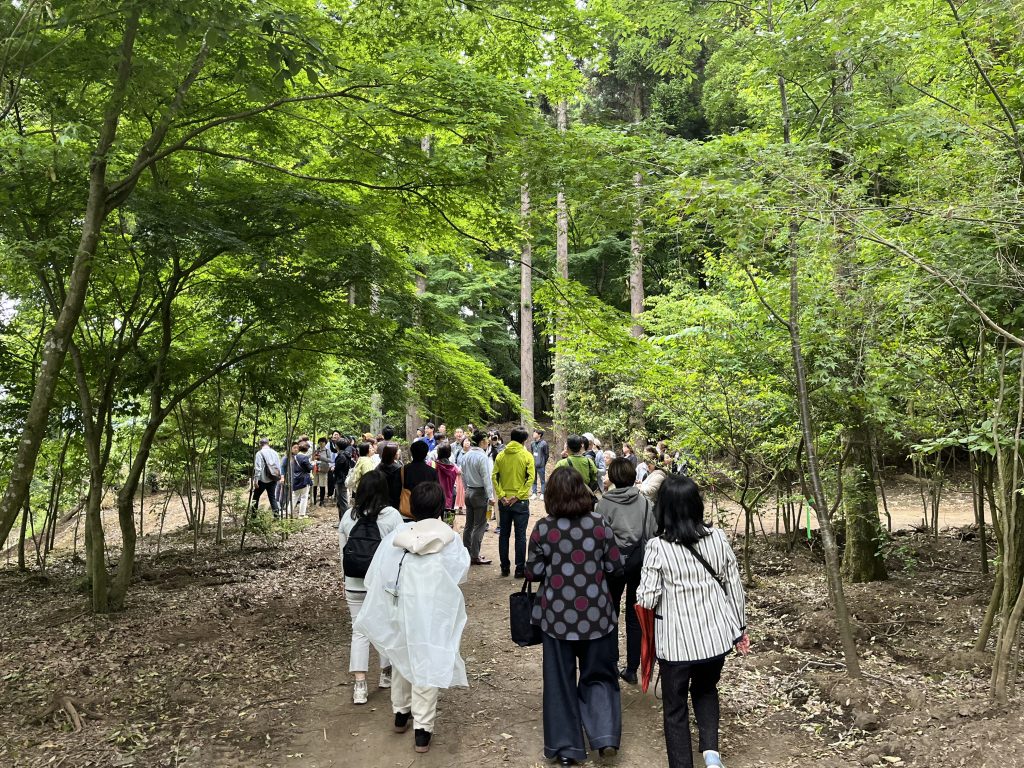 熊本県阿蘇市にある古閑の森（苗木の生産の場）